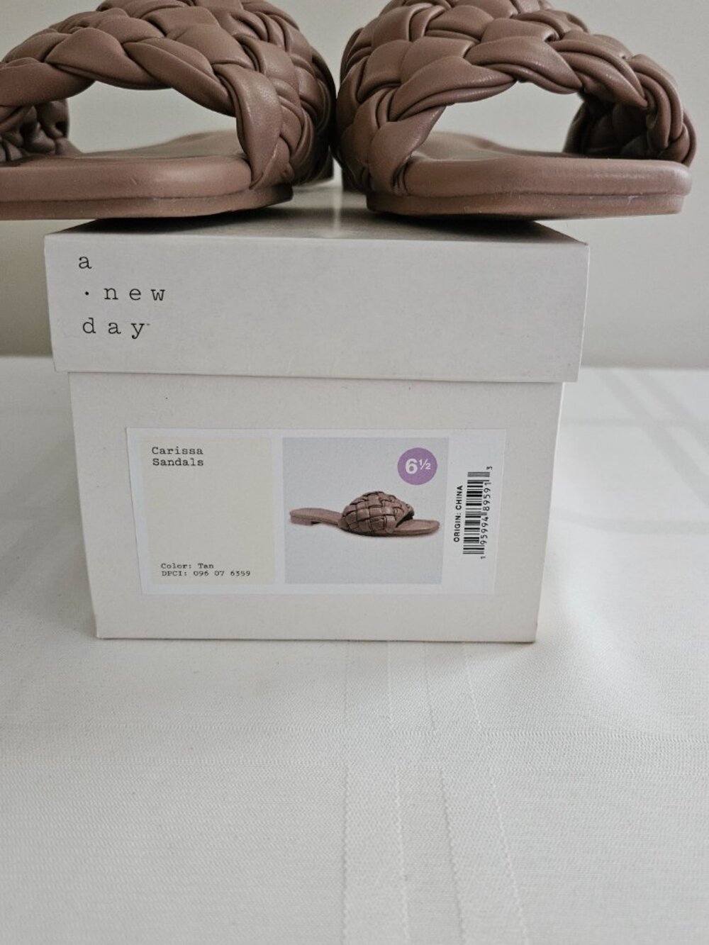 A New Day Casrissa Sandals Bundle - Color: Blk & Tan - Size: 6 1/2 - Picture 3 of 7